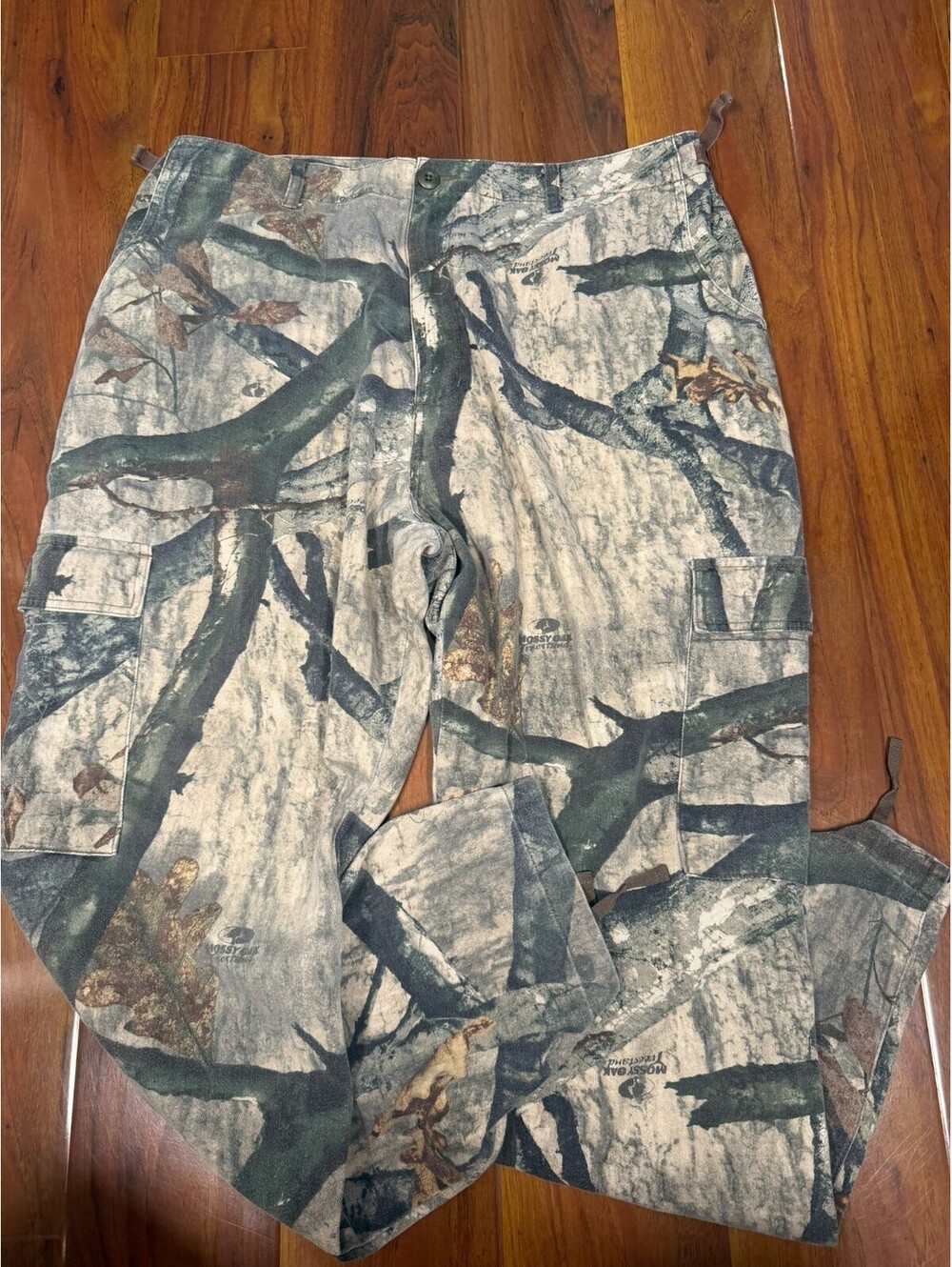 Cabelas Pants Mens 42 Brown Mossy Oak Breakup Country Camo Silent Cargo Hunting